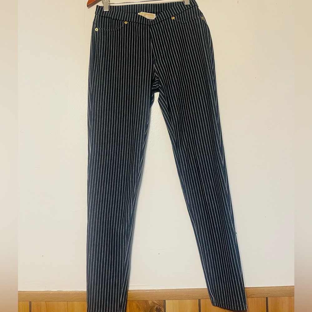 Michael Kors Black and White Striped Apparel